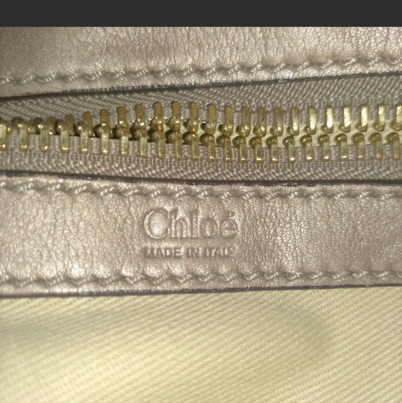 Chloe Tan Leather Tote - Picture 6 of 8